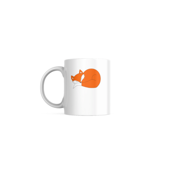 Sleepy Fox Mug - Image 2